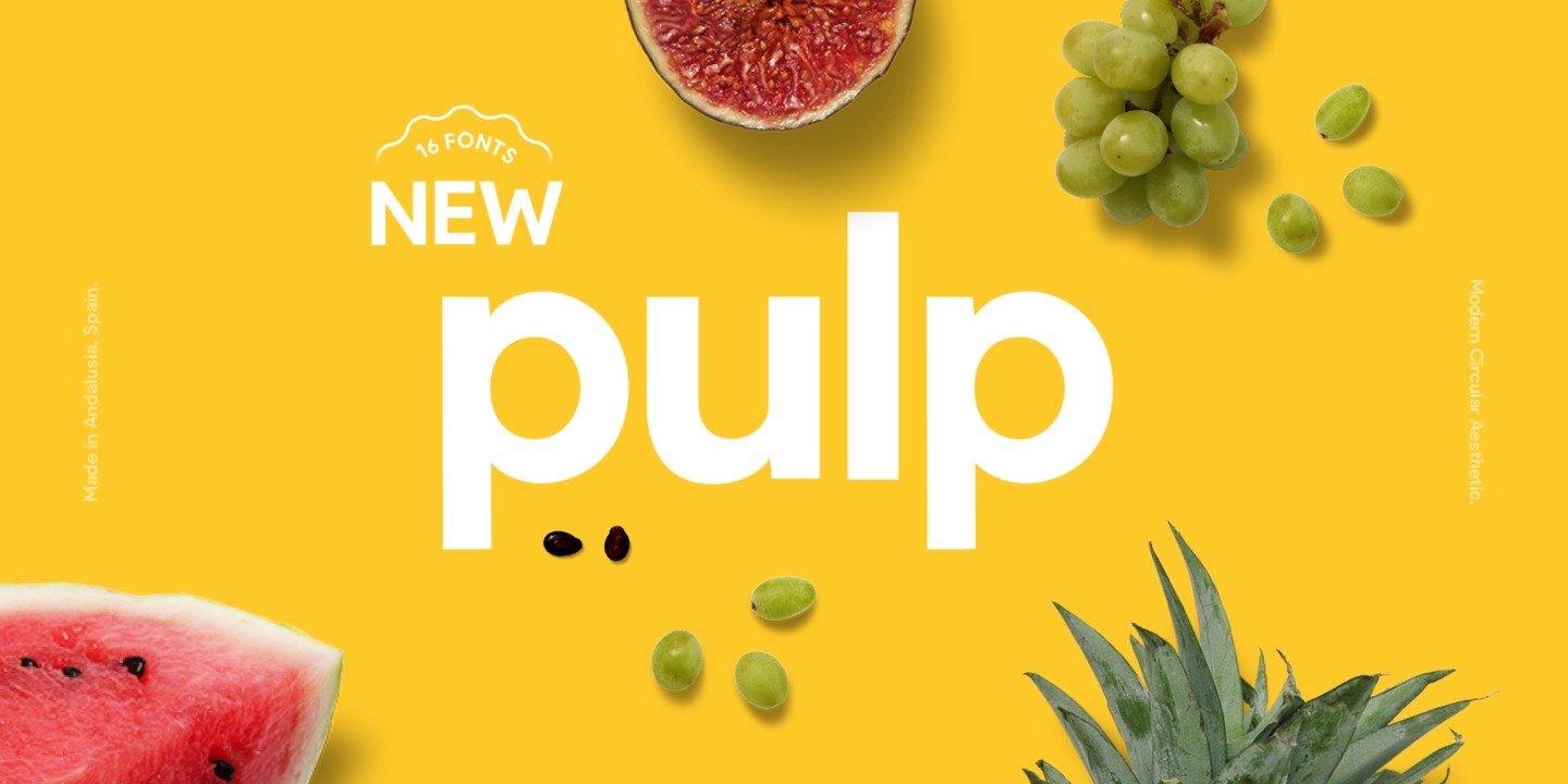 Pulp Display SemiBold Italic Font preview
